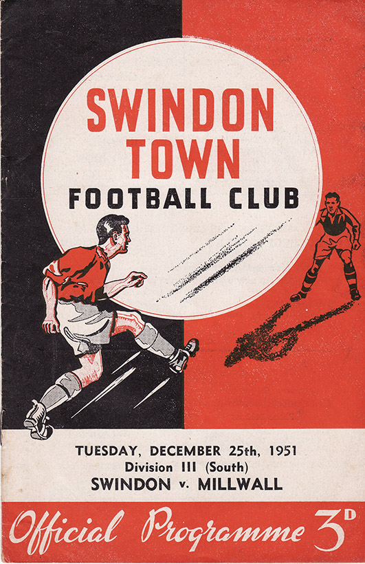 <b>Tuesday, December 25, 1951</b><br />vs. Millwall (Home)